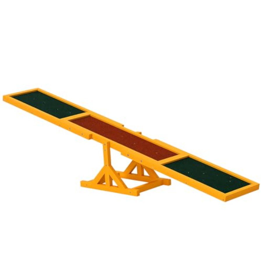 Pet X Supplies & Tack - Wooden Dog Agility Seesaw for Training