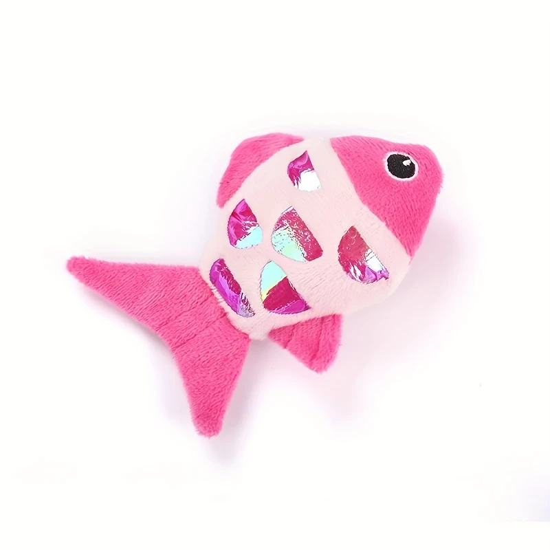 Catnip Toys - Colorful Pet Cat Toys Fish Crinkle