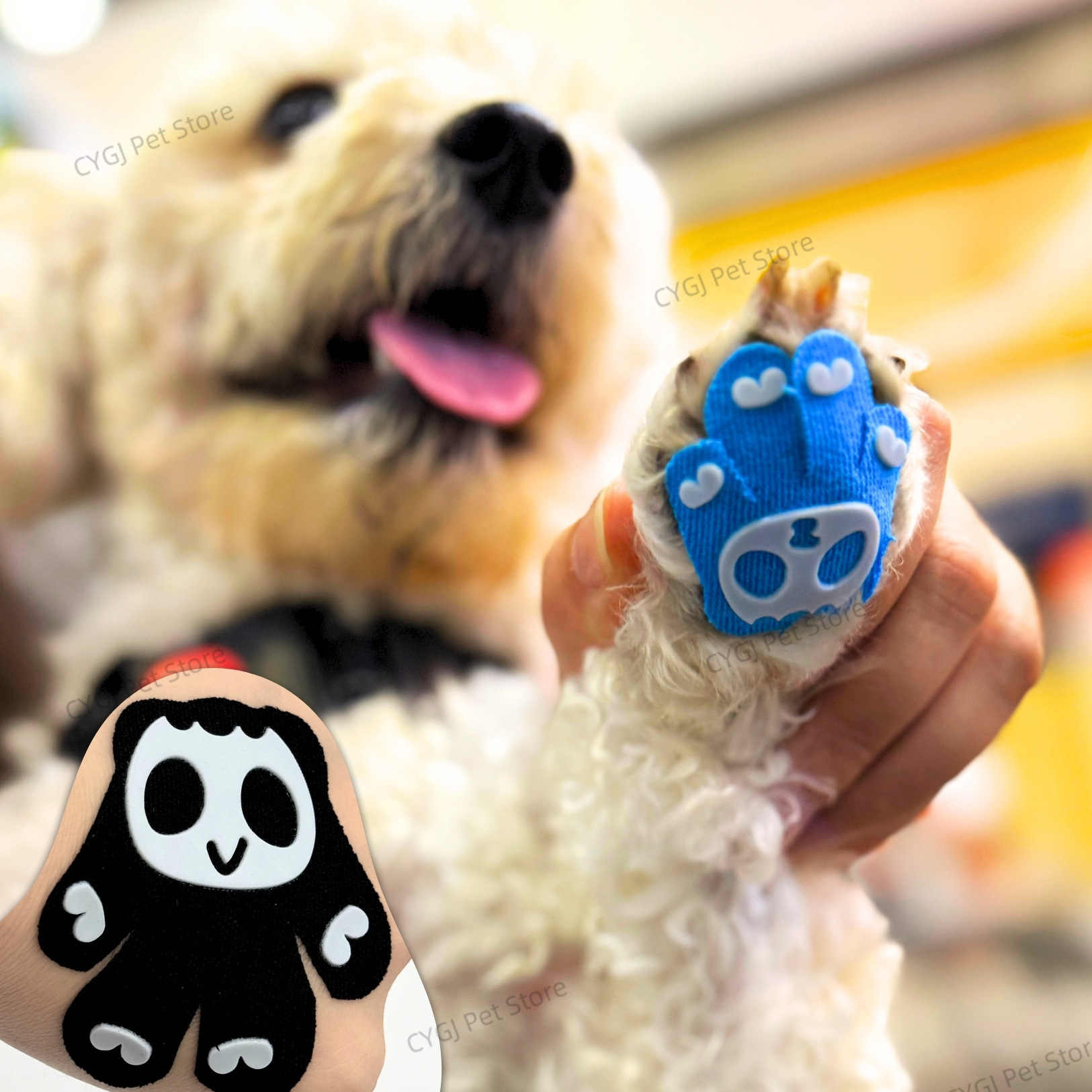 Paw Protectors Dog Anti-Slip P - Dog Booties Paw Protector บทวิจารณ์และราคา