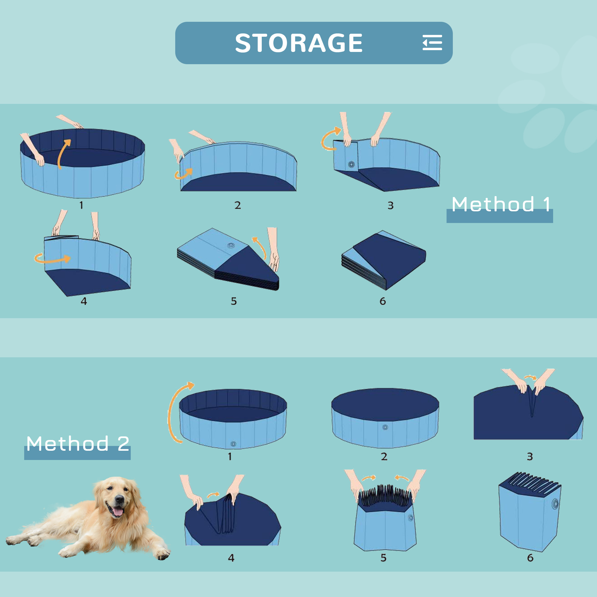 Foldable Pet Swimming Pool Eas - Pet Supplies In Store บทวิจารณ์และราคา