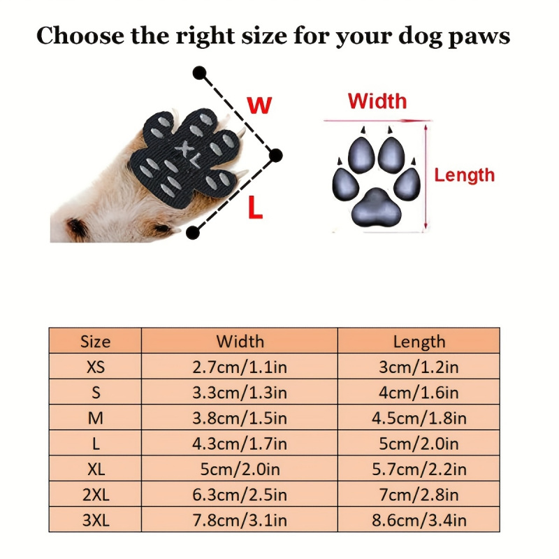 Dog Anti-Slip Pads Waterproof  - Dog Booties Paw Protector บทวิจารณ์และราคา