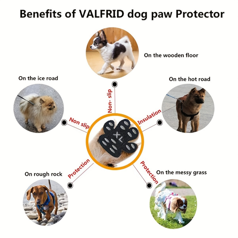 Dog Anti-Slip Pads Waterproof  - Dog Booties Paw Protector บทวิจารณ์และราคา