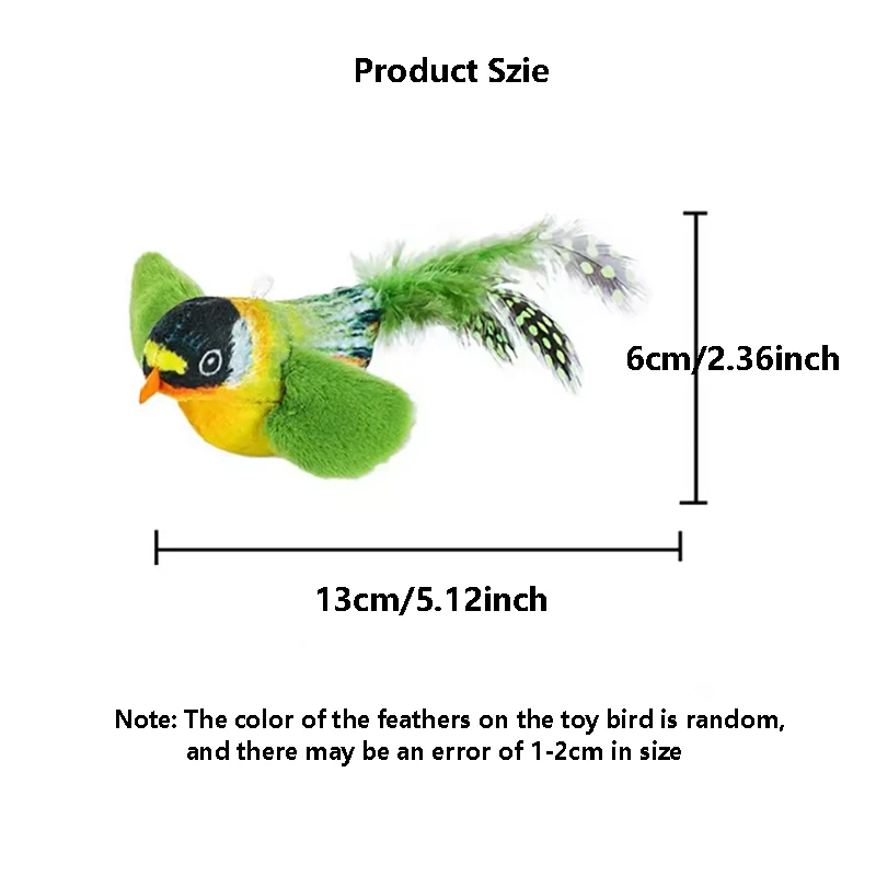 Simulation Bird Cat Toys Cats  - Catnip Toys บทวิจารณ์และราคา
