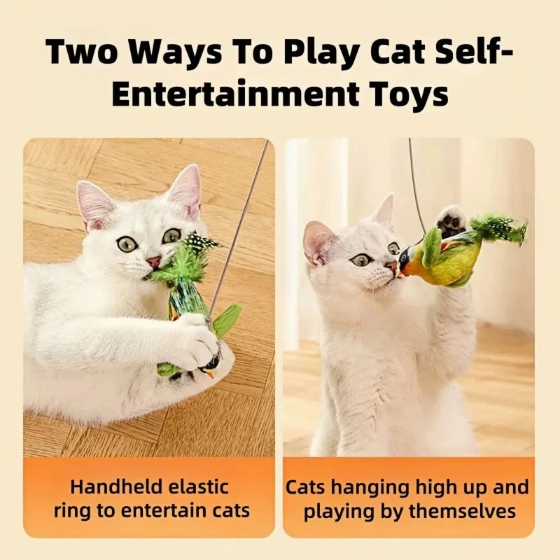 Simulation Bird Cat Toys Cats  - Catnip Toys บทวิจารณ์และราคา
