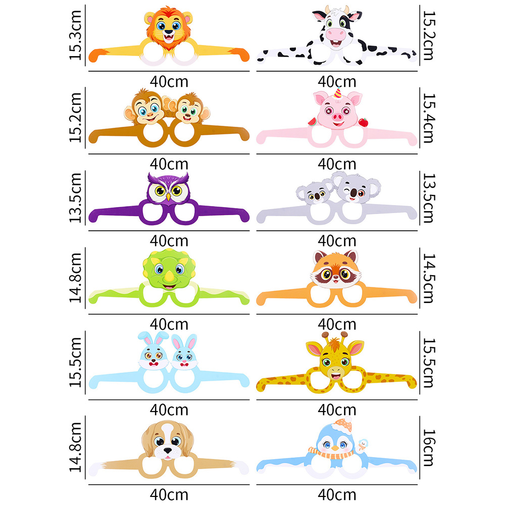 12 pcs Farm Jungle Animal Glas - Pet Supplies Zoo บทวิจารณ์และราคา