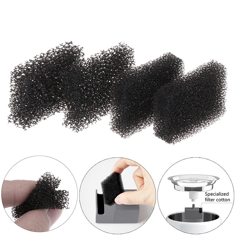 6/12Pcs Replaced Foam Filters  - Pet Water Fountain บทวิจารณ์และราคา