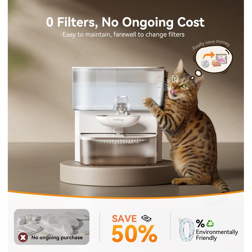 Stainless Steel Pet Water Foun - Pet Water Fountain บทวิจารณ์และราคา