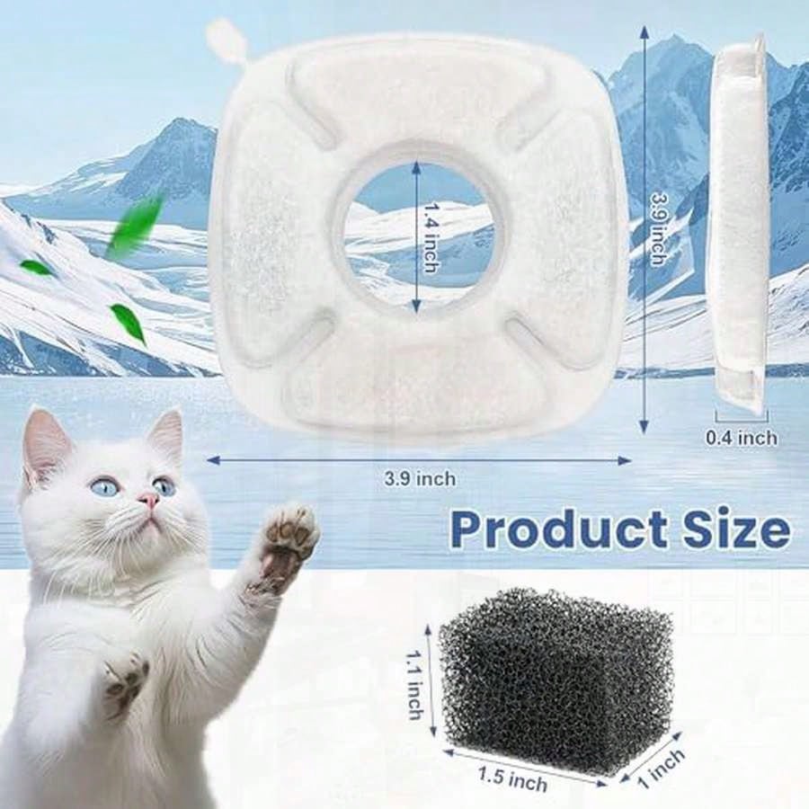 16 Pack Cat Water Fountain Rep - Pet Water Fountain บทวิจารณ์และราคา