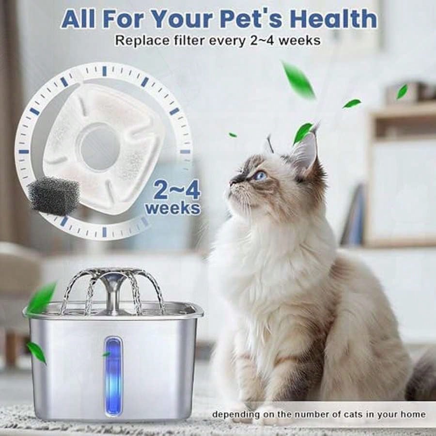 16 Pack Cat Water Fountain Rep - Pet Water Fountain บทวิจารณ์และราคา
