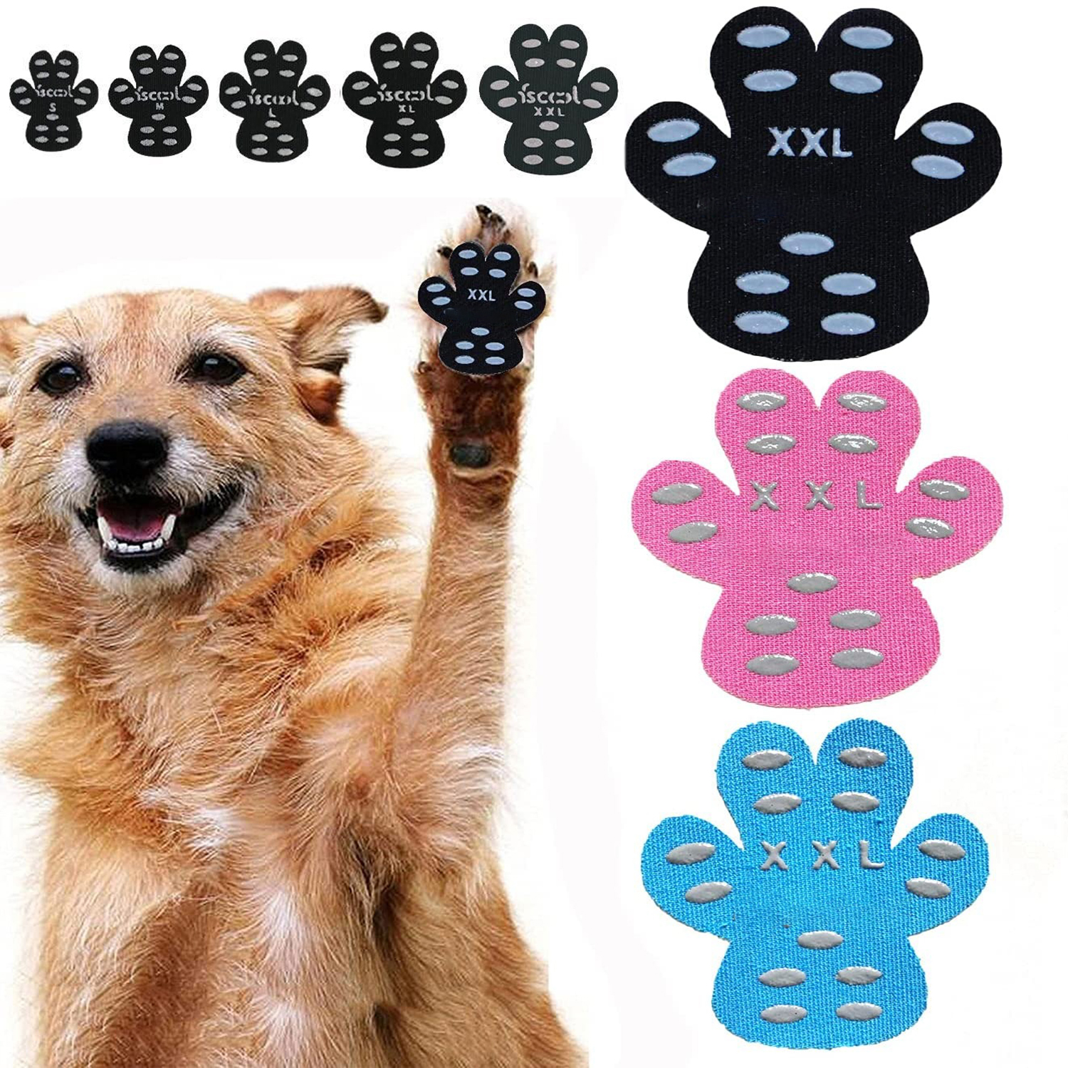 24PCS Dog Paw Protector Anti-S - Dog Booties Paw Protector บทวิจารณ์และราคา