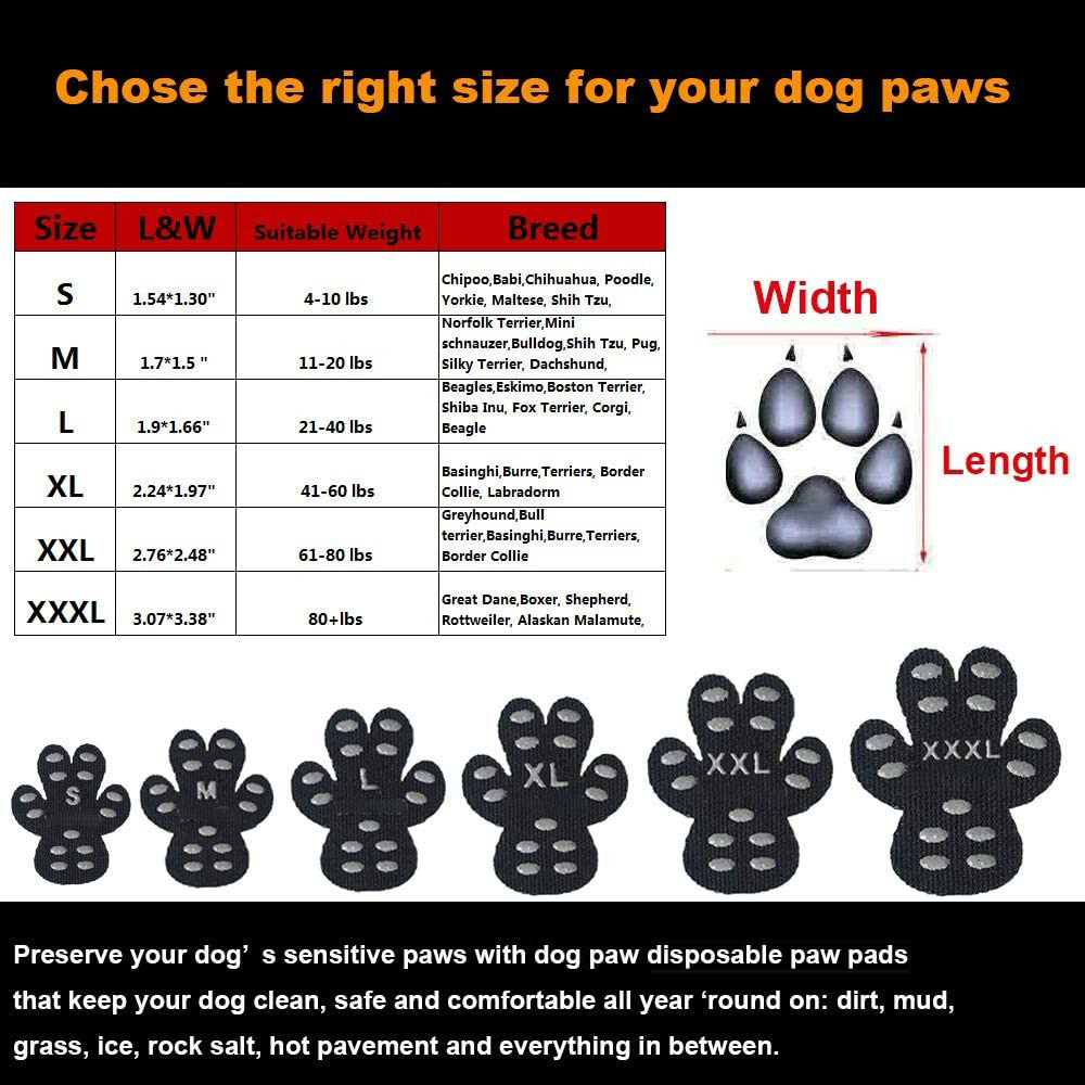24PCS Dog Paw Protector Anti-S - Dog Booties Paw Protector บทวิจารณ์และราคา
