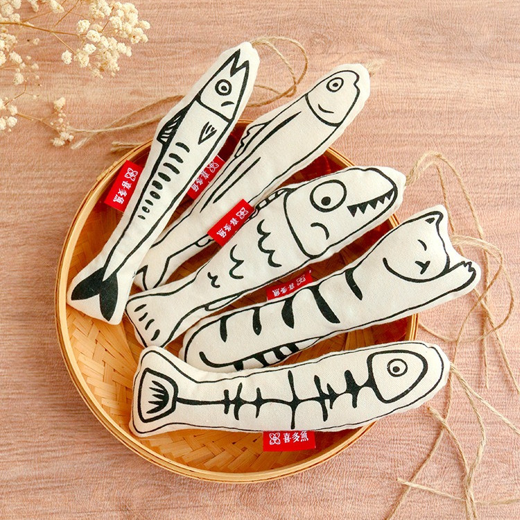 Cat Fish Shape Catnip Toy Soft - Catnip Toys บทวิจารณ์และราคา