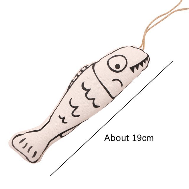 Cat Fish Shape Catnip Toy Soft - Catnip Toys บทวิจารณ์และราคา
