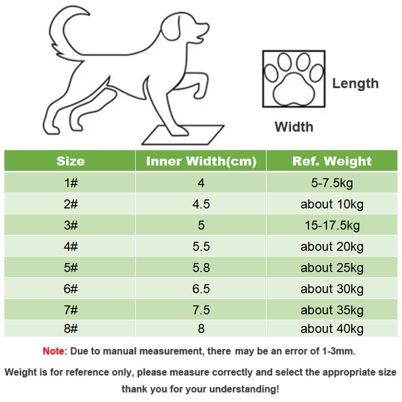 Waterproof Dog Shoes Anti-Slip - Dog Booties Paw Protector บทวิจารณ์และราคา