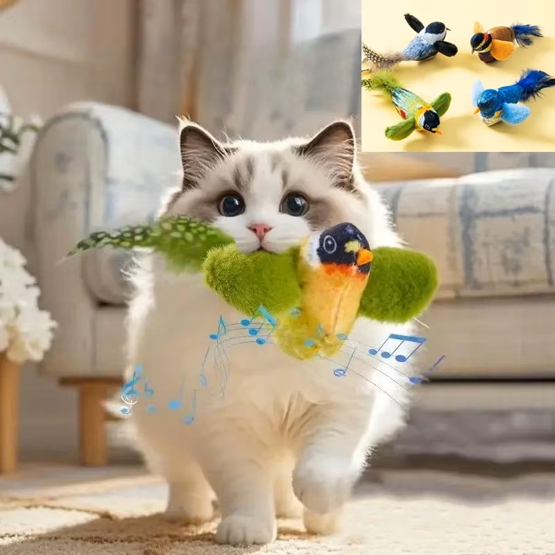 Indoor Interactive Birds Toy f - Catnip Toys บทวิจารณ์และราคา