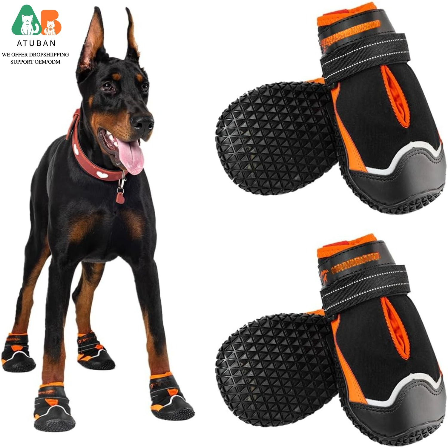 ATUBAN Dog Shoes for Dogs,Wate - Dog Booties Paw Protector บทวิจารณ์และราคา