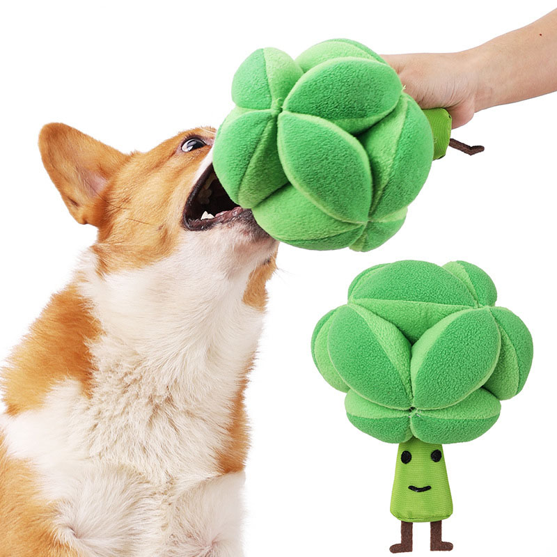 Snuffle Broccoli Dog Puzzle To - Dog Treat Puzzle Toy บทวิจารณ์และราคา
