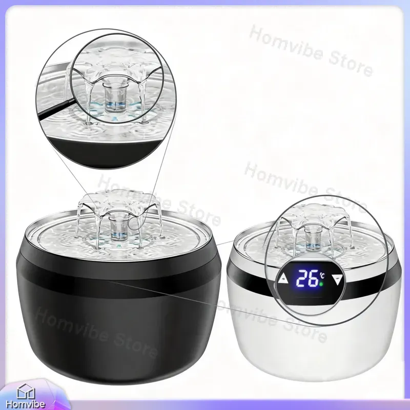 Smart Pet Water Dispenser with - Pet Water Fountain บทวิจารณ์และราคา
