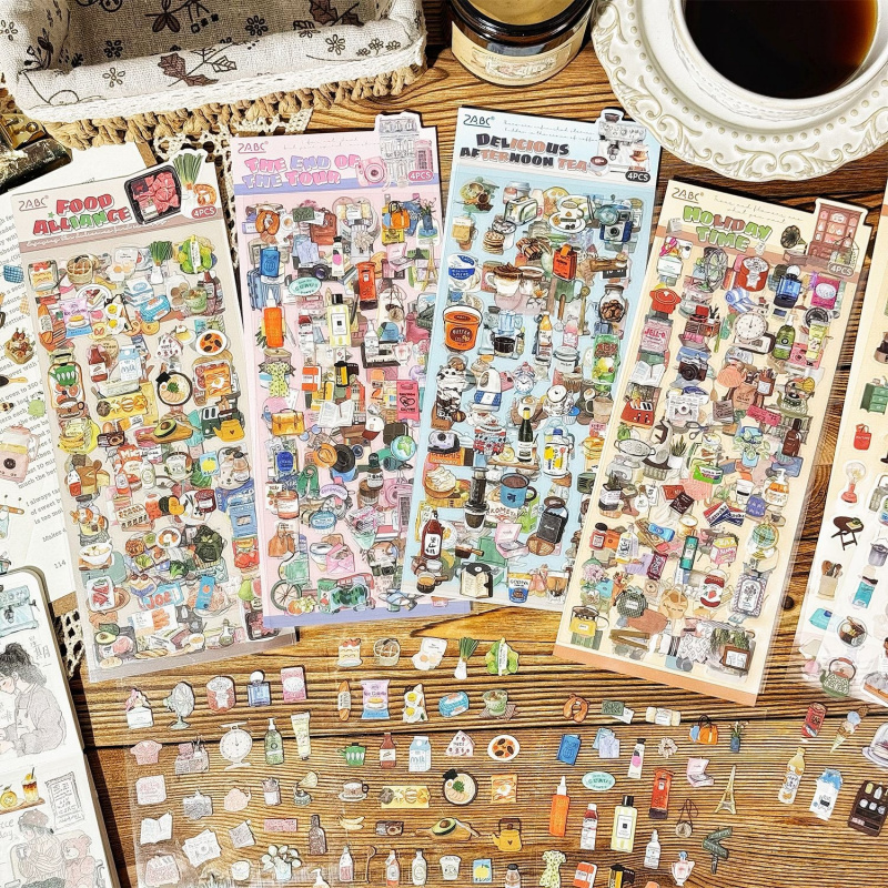 4pcs/lot Cute Snack Stickers,  - Pet Supplies Is Food บทวิจารณ์และราคา