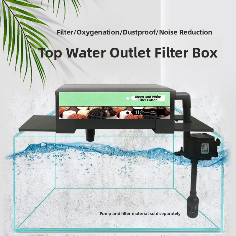 Covered Filter Box Aquarium To - Pet Supplies Is Food บทวิจารณ์และราคา