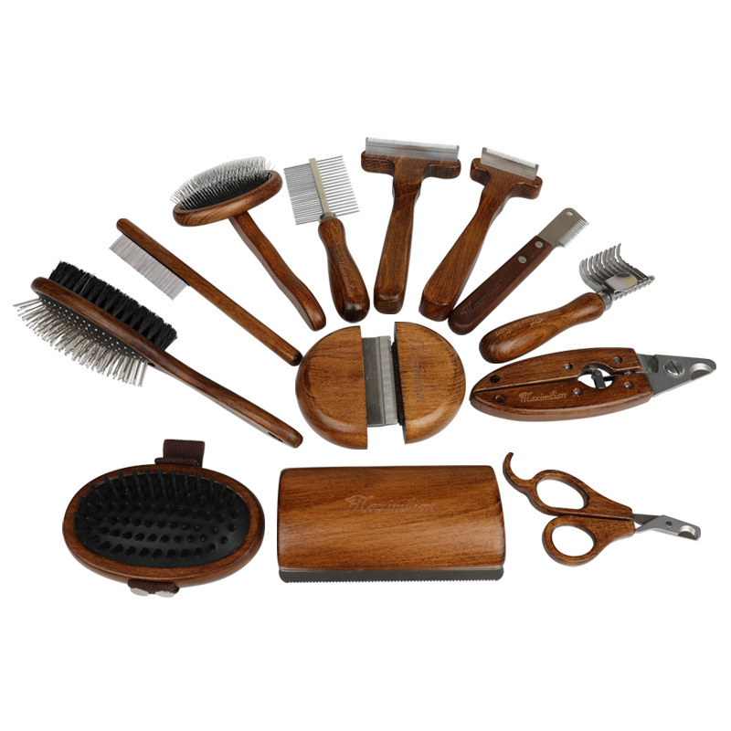 Pet Dog Comb Antique Solid Woo - Pet X Supplies & Tack บทวิจารณ์และราคา
