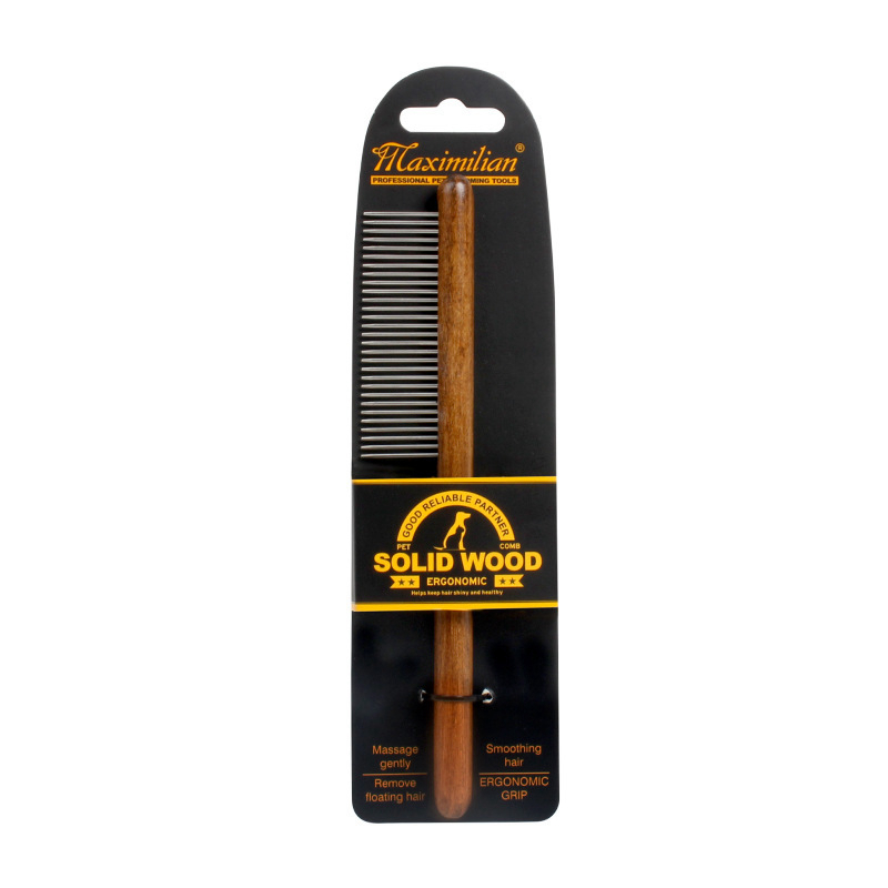Pet Dog Comb Antique Solid Woo - Pet X Supplies & Tack บทวิจารณ์และราคา