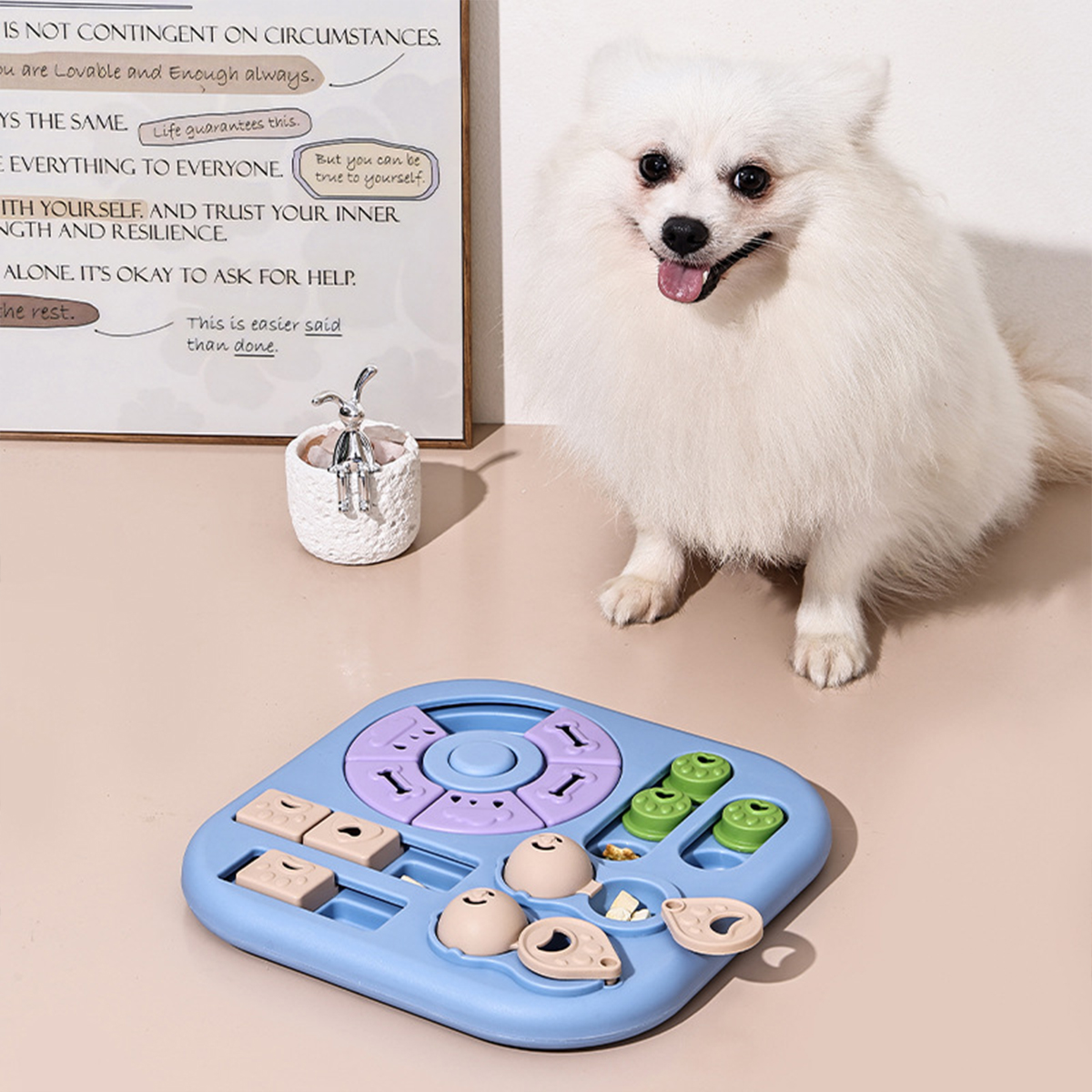 Interactive Dog Puzzle Toys Pl - Dog Treat Puzzle Toy บทวิจารณ์และราคา