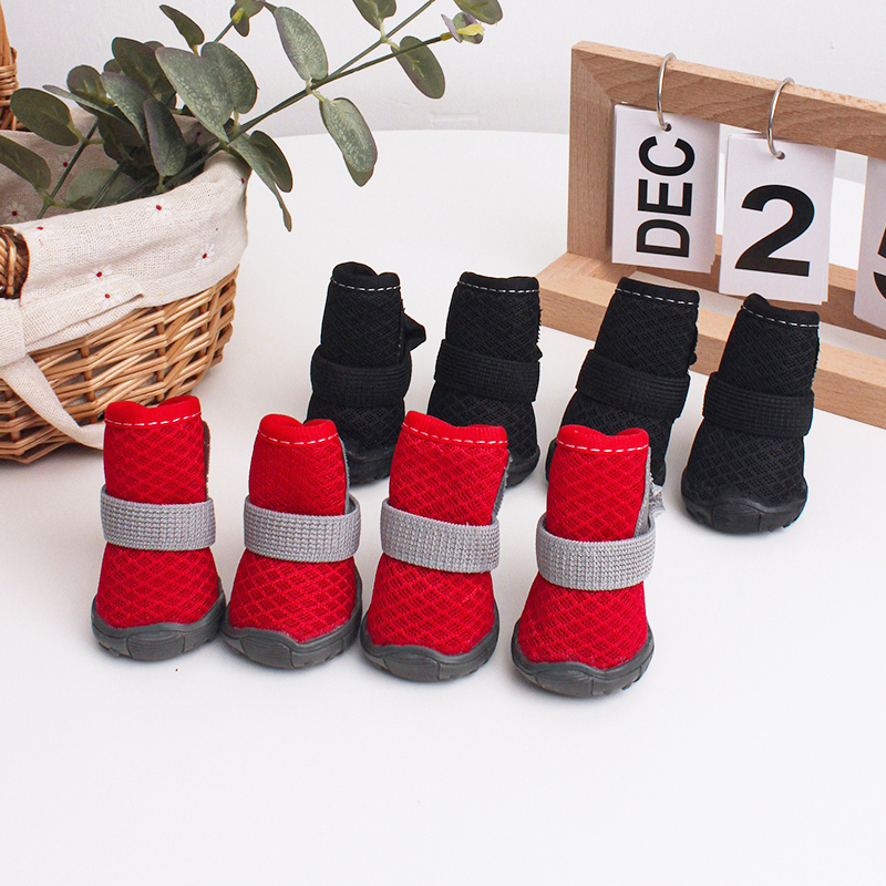 4pcs All Season Dog Shoes Brea - Dog Booties Paw Protector บทวิจารณ์และราคา