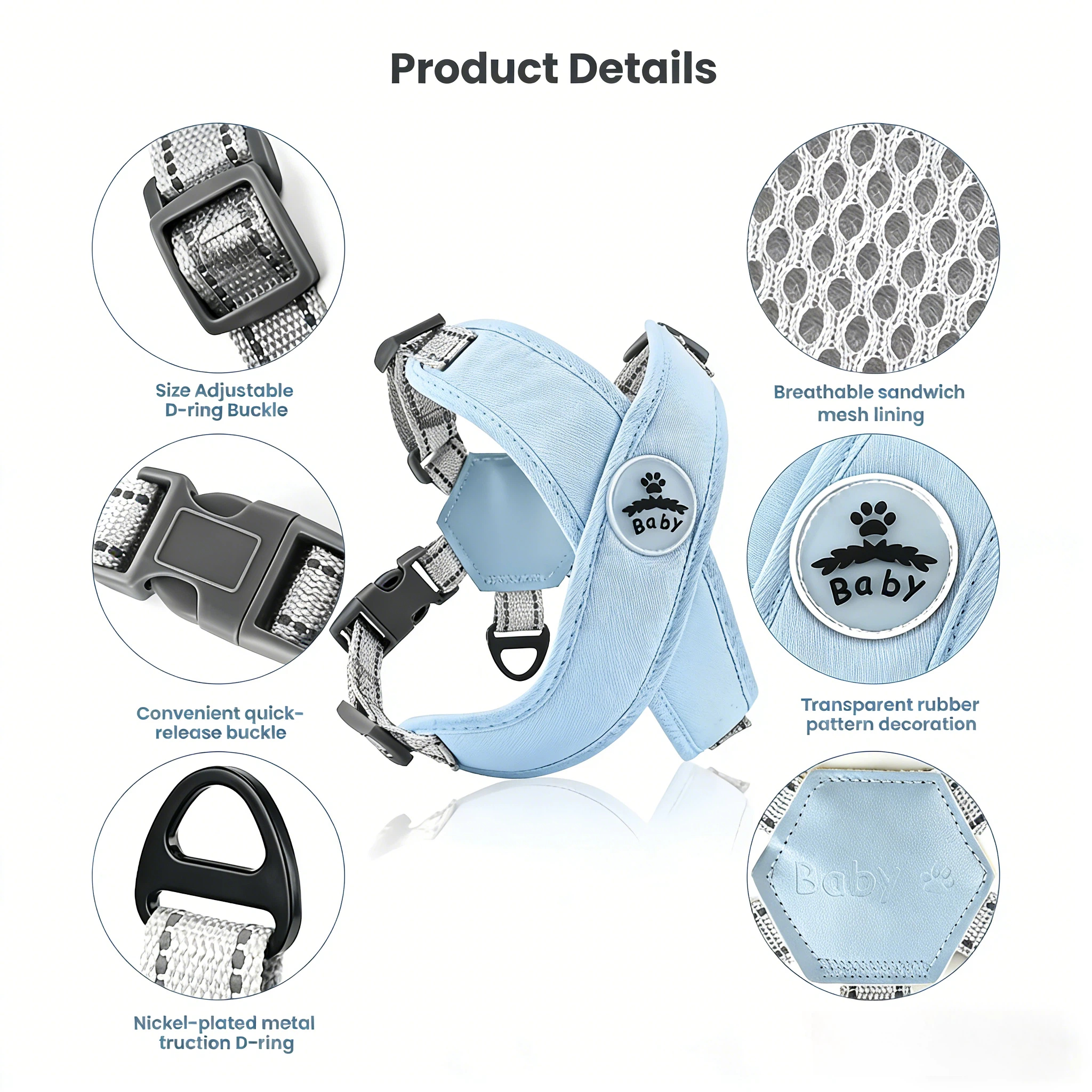 Pet Dog Harness and Leash Set  - Pet X Supplies & Tack บทวิจารณ์และราคา