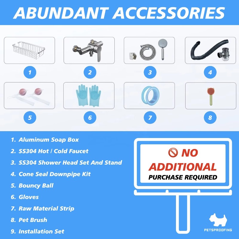 Stainless Steel Small Size Dog - Pet Supplies Wash Station บทวิจารณ์และราคา