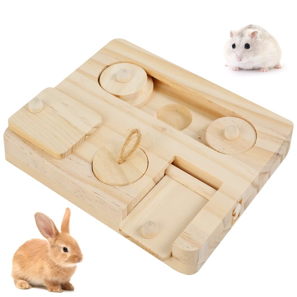 New Wooden Hamsters Foraging T - Pet Supplies Is Food บทวิจารณ์และราคา