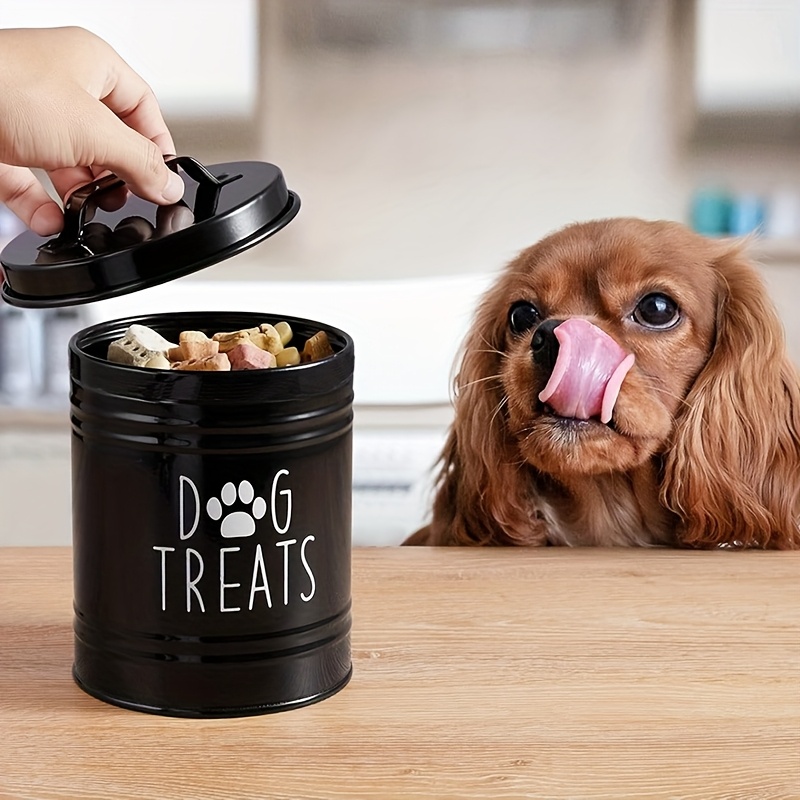 Metal Dog Treat Container Dog  - Pet Supplies Is Food บทวิจารณ์และราคา