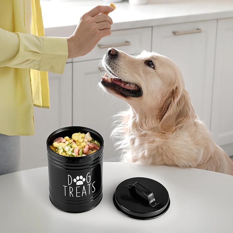 Metal Dog Treat Container Dog  - Pet Supplies Is Food บทวิจารณ์และราคา