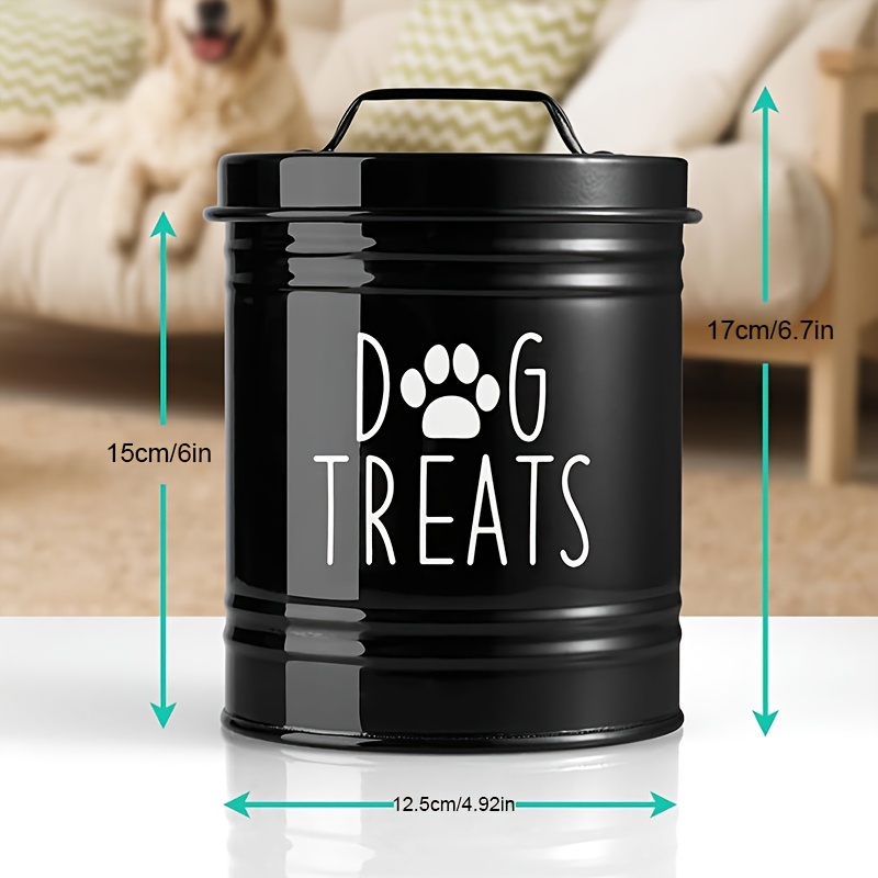 Metal Dog Treat Container Dog  - Pet Supplies Is Food บทวิจารณ์และราคา