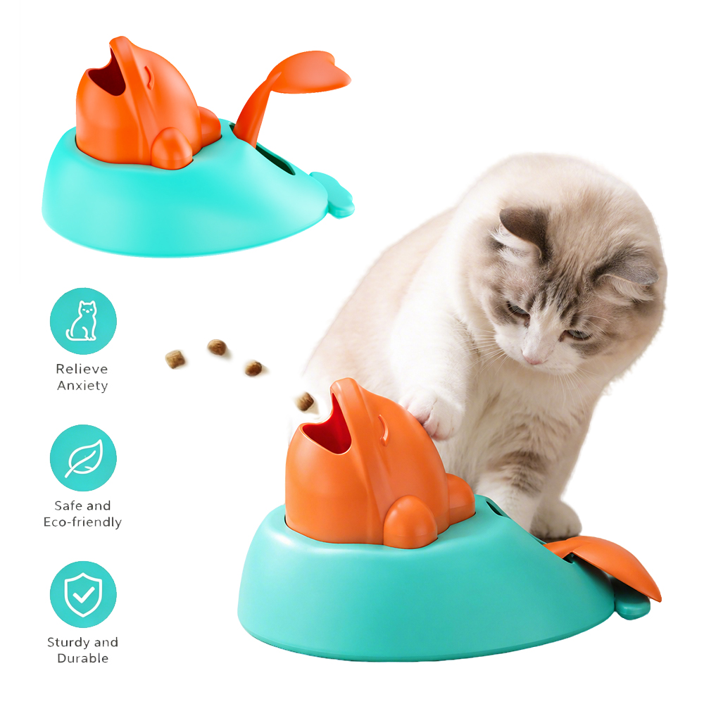 Interactive Cats Treat Dispens - Dog Treat Puzzle Toy บทวิจารณ์และราคา