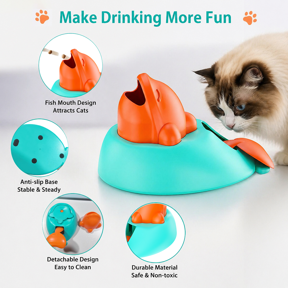 Interactive Cats Treat Dispens - Dog Treat Puzzle Toy บทวิจารณ์และราคา