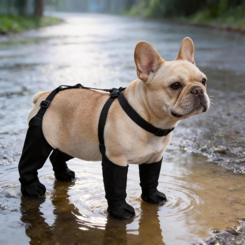 Waterproof Dog Boots Anti-Slip - Dog Booties Paw Protector บทวิจารณ์และราคา