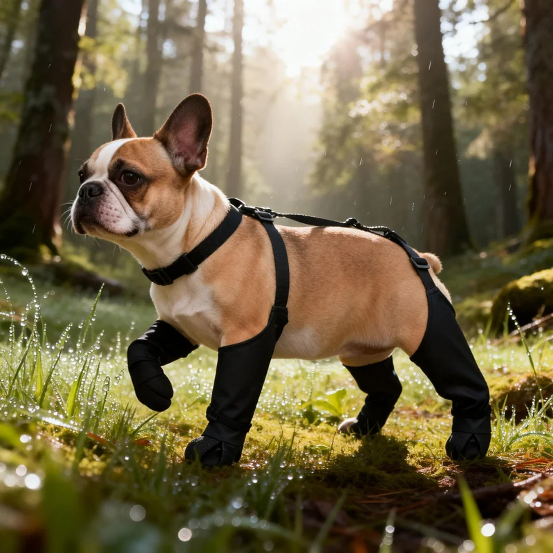 Waterproof Dog Boots Anti-Slip - Dog Booties Paw Protector บทวิจารณ์และราคา