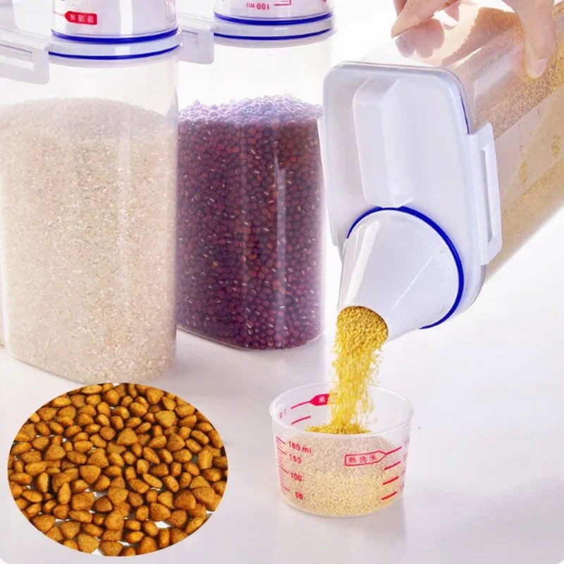 1.5kg/2kg Cup Food Store Conta - Pet Supplies In Store บทวิจารณ์และราคา
