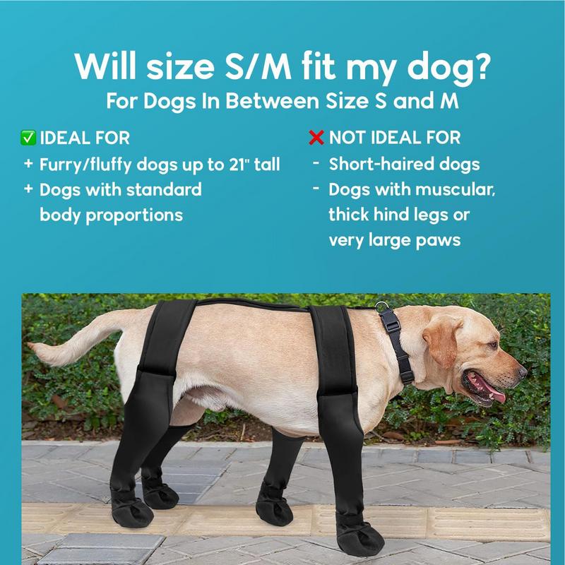 Dog Suspender Boots Waterproof - Dog Booties Paw Protector บทวิจารณ์และราคา