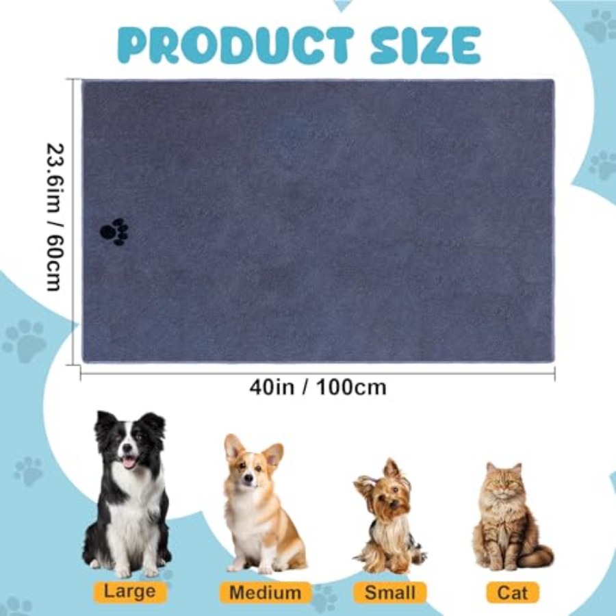 Microfiber Dog Towels for Dryi - Pet X Supplies & Tack บทวิจารณ์และราคา