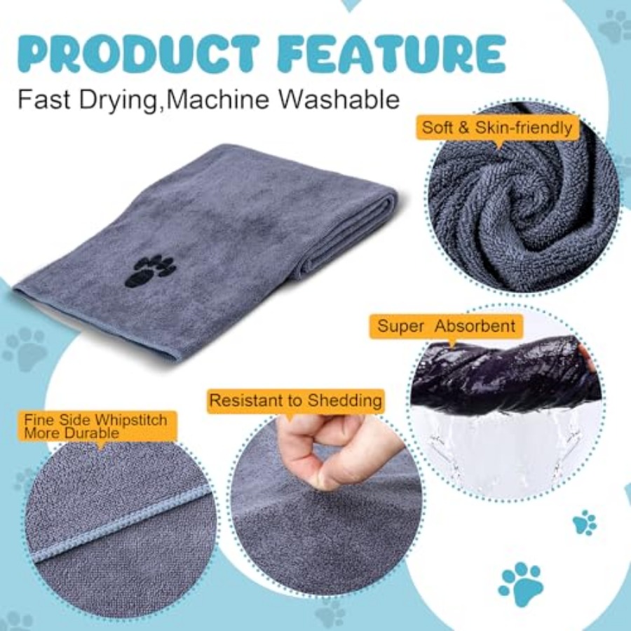 Microfiber Dog Towels for Dryi - Pet X Supplies & Tack บทวิจารณ์และราคา
