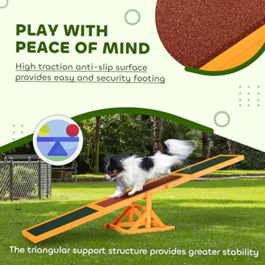 Wooden Dog Agility Seesaw for  - Pet X Supplies & Tack บทวิจารณ์และราคา
