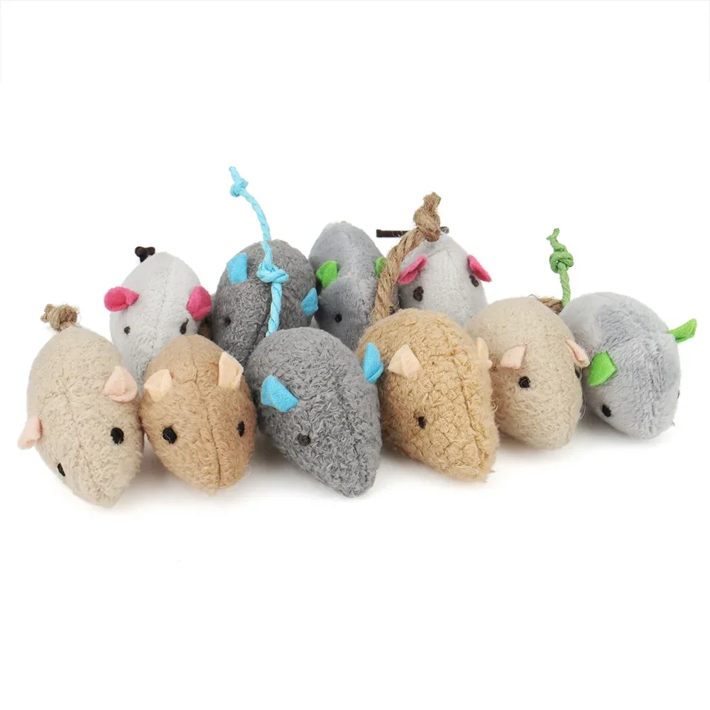 3/24Pcs Rattle Cat Mouse Toys  - Catnip Toys บทวิจารณ์และราคา