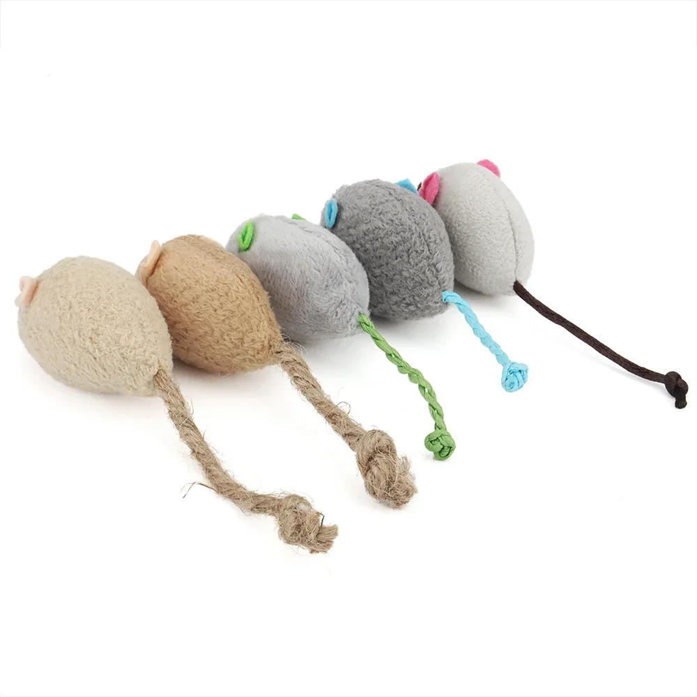 3/24Pcs Rattle Cat Mouse Toys  - Catnip Toys บทวิจารณ์และราคา