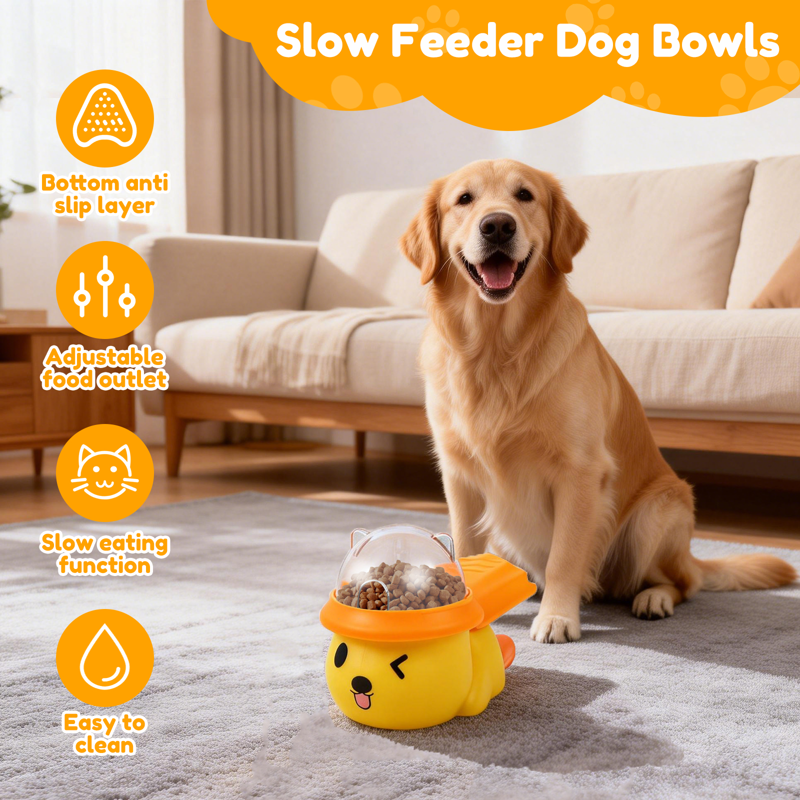 Interactive Pet Puzzle Feeder  - Dog Treat Puzzle Toy บทวิจารณ์และราคา