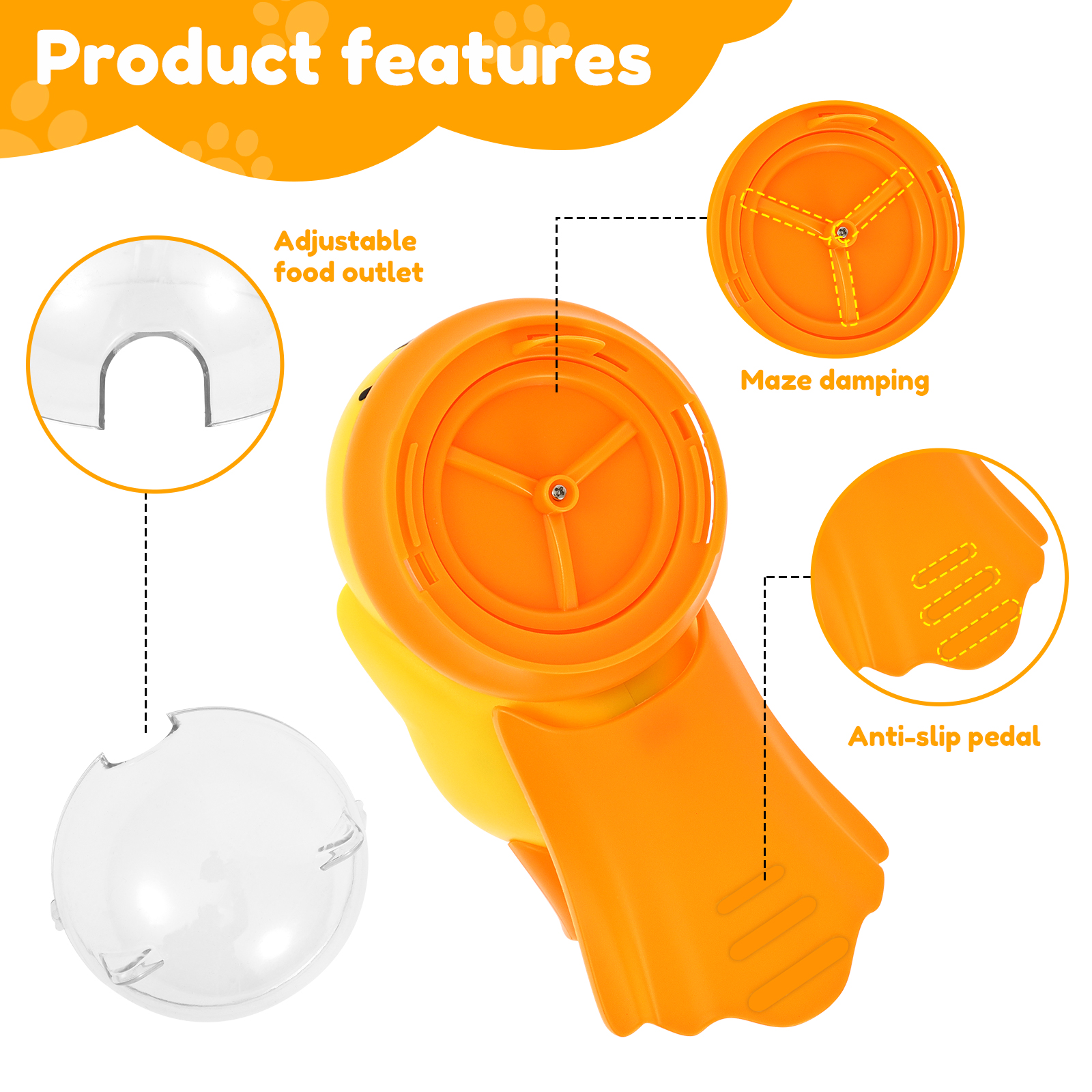 Interactive Pet Puzzle Feeder  - Dog Treat Puzzle Toy บทวิจารณ์และราคา