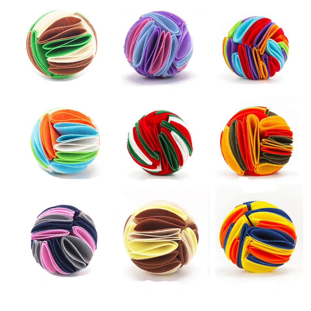 Dog Snuffle Ball Mat Sniffing  - Dog Treat Puzzle Toy บทวิจารณ์และราคา