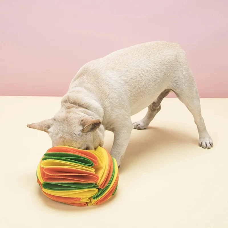 Dog Snuffle Ball Mat Sniffing  - Dog Treat Puzzle Toy บทวิจารณ์และราคา