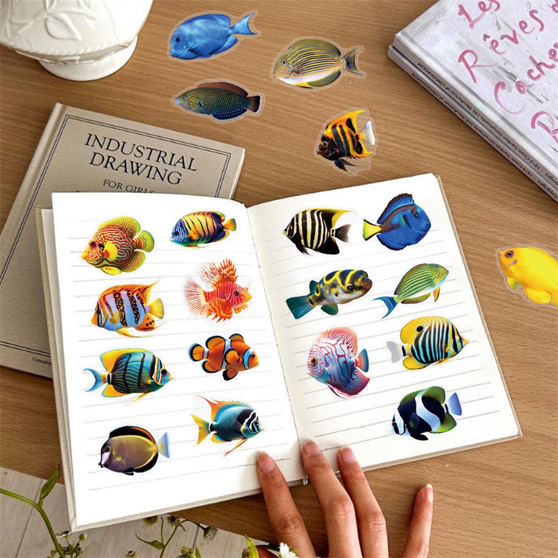 50PCS Colored Tropical Fish PE - Pet Supplies Fish บทวิจารณ์และราคา